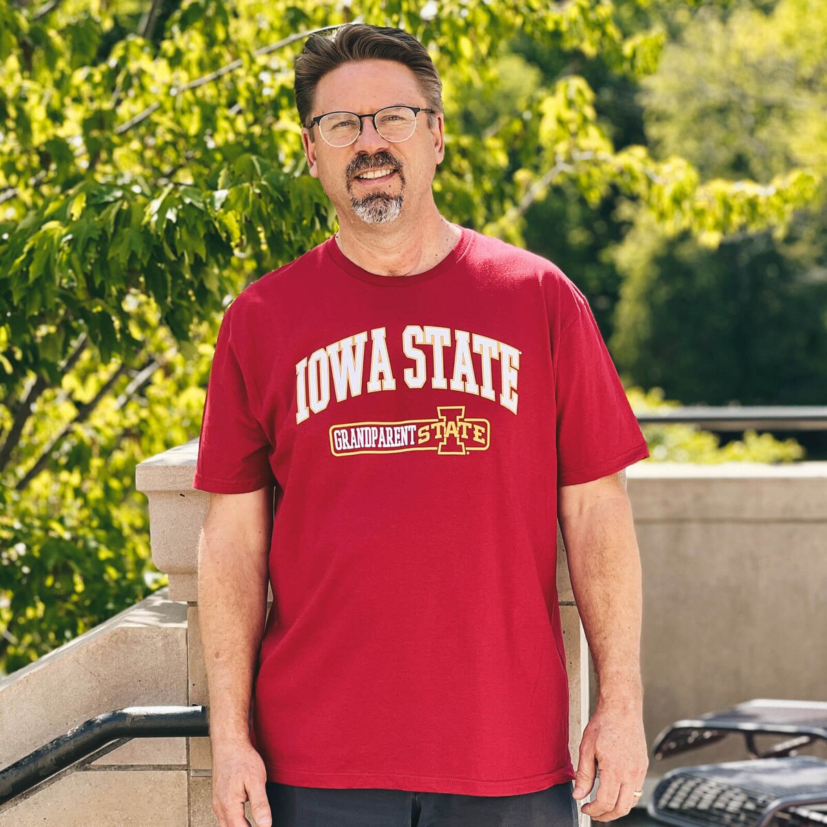College House I-State Grandparent Cardinal T-Shirt